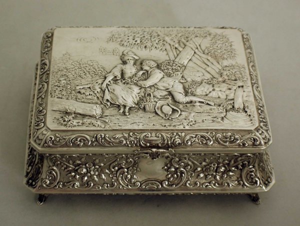 CONTINENTAL SILVER BOX