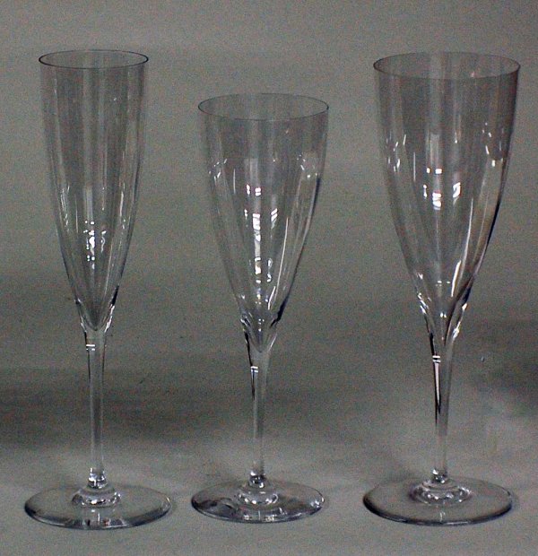 26 PC BACCARAT CRYSTAL PART STEMWARE SET