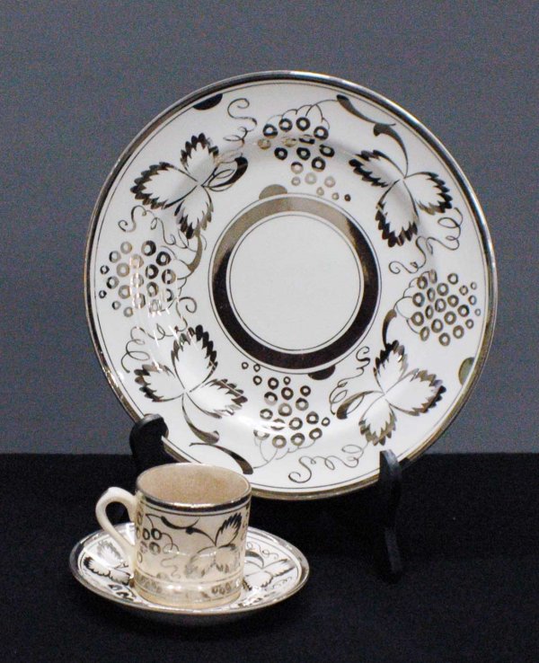 24 PC STOKE ON TRENT POTTERY DESSERT SVC