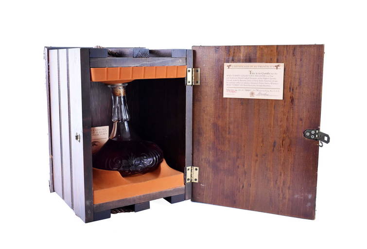 BACCARAT SHIP CAPTAINS DECANTER, W/WILD TURKEY BOURBON. Jan 30, 2021