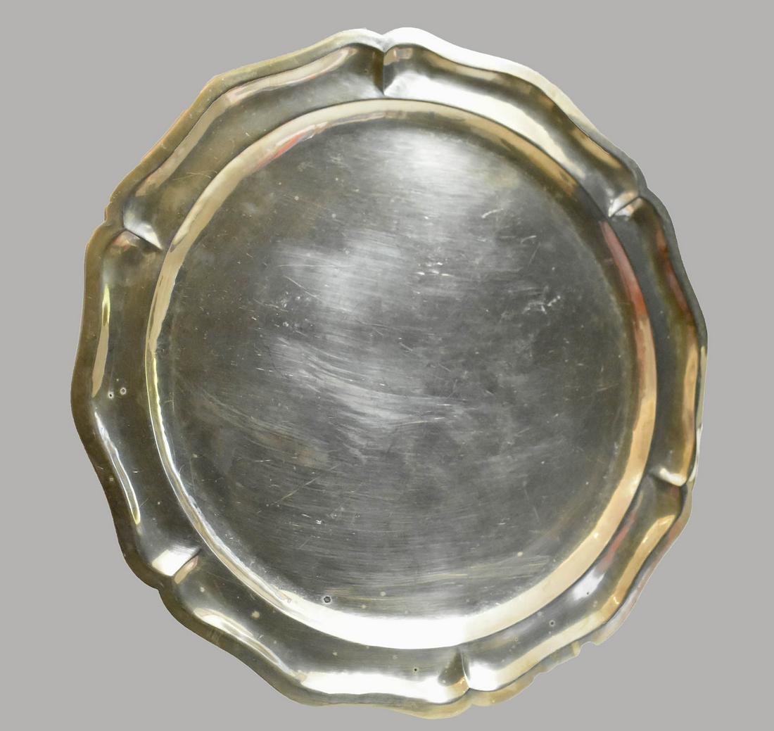 MEXICAN STERLING SILVER CIRCULAR TRAY (1 of 4)