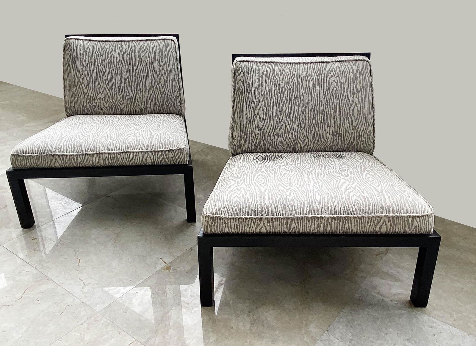 PAIR OF MICHAEL TAYLOR FOR BAKER SLIPPER CHAIRS (1 of 5)