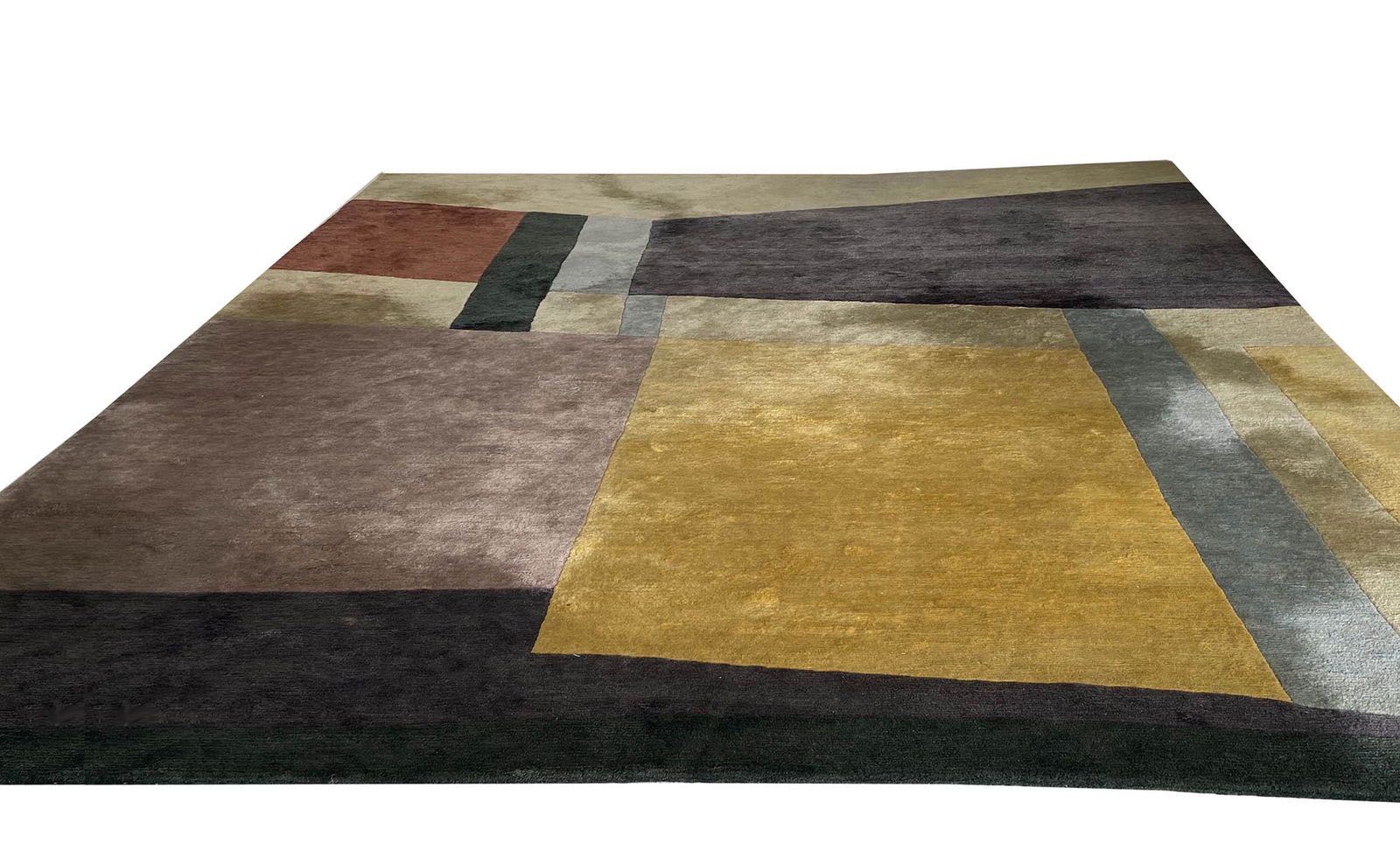 CONTEMPORARY TIBETAN COLOR FIELD WOOL CARPET (1 of 6)