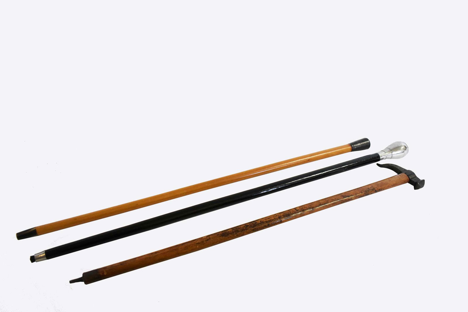 THREE VARIOUS WALKING STICKS (1 of 6)