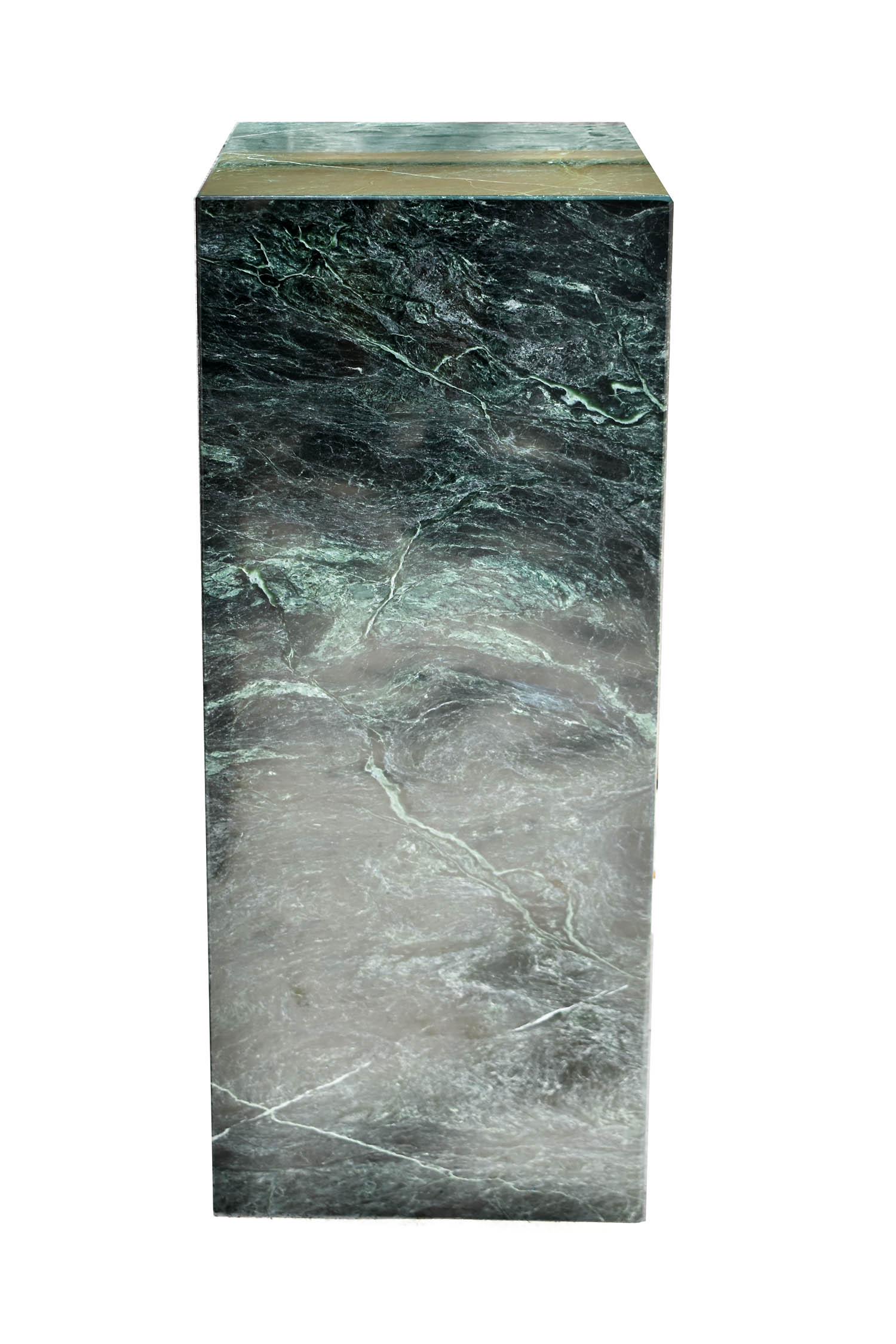 GREEN MARBLE PEDESTAL (1 of 3)