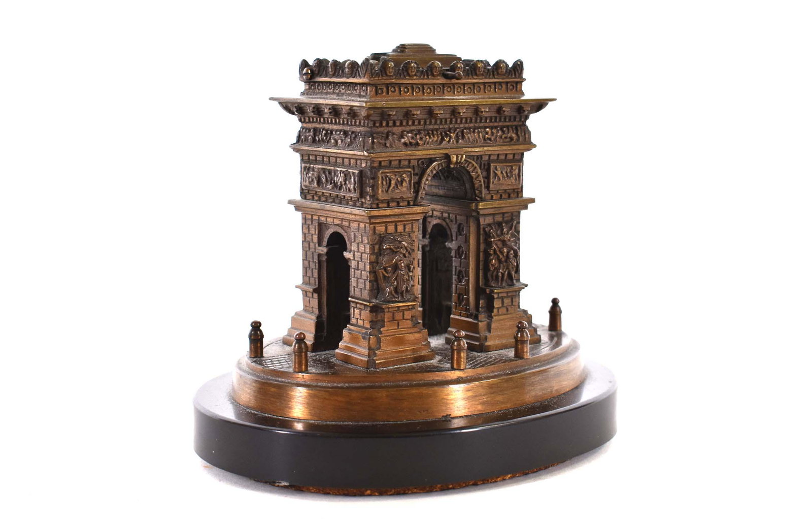 GRAND TOUR PATINATED BRONZE MODEL OF TRIUMPHAL ARCH (1 of 6)