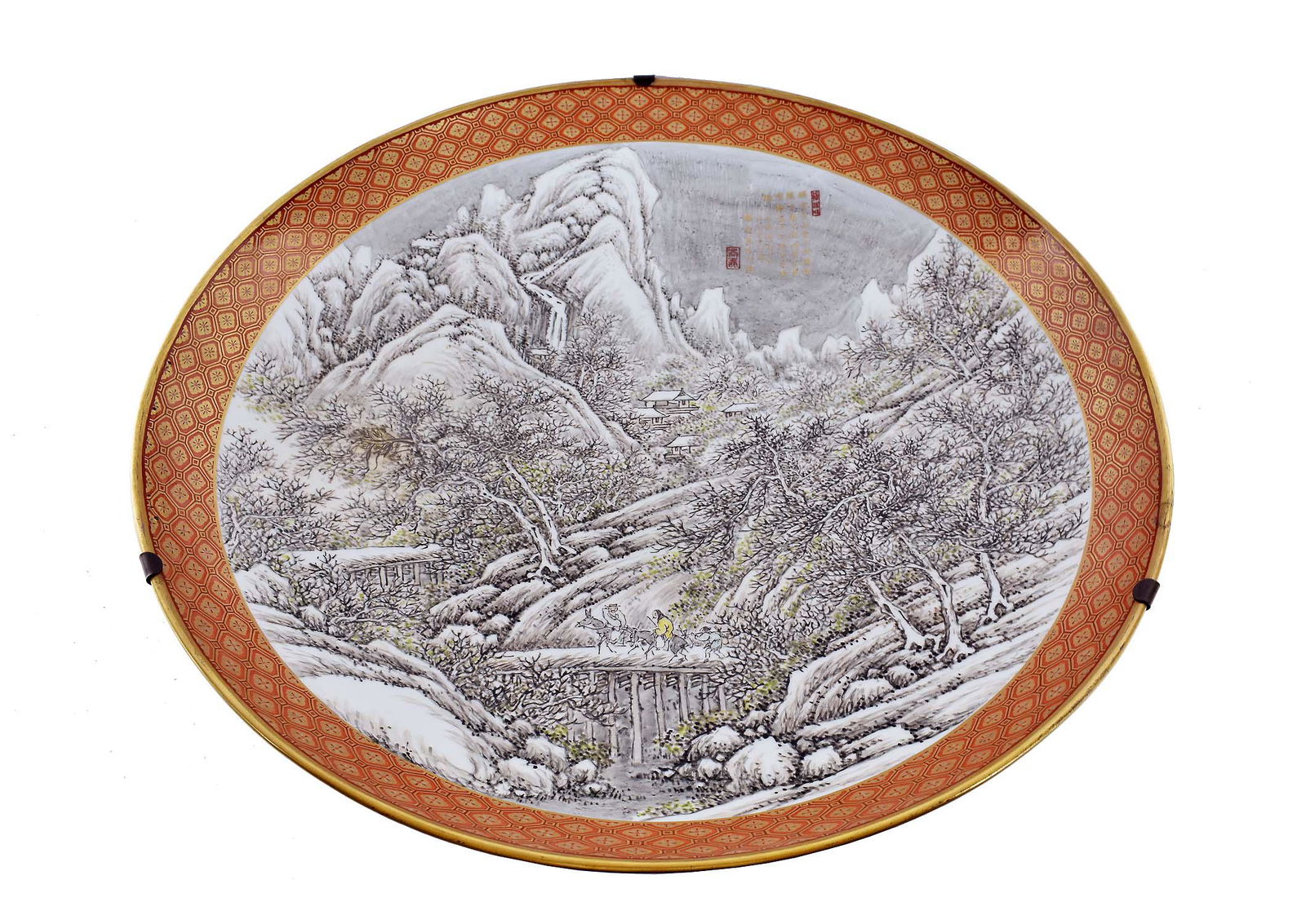MONUMENTAL JAPANESE PORCELAIN CHARGER (1 of 9)