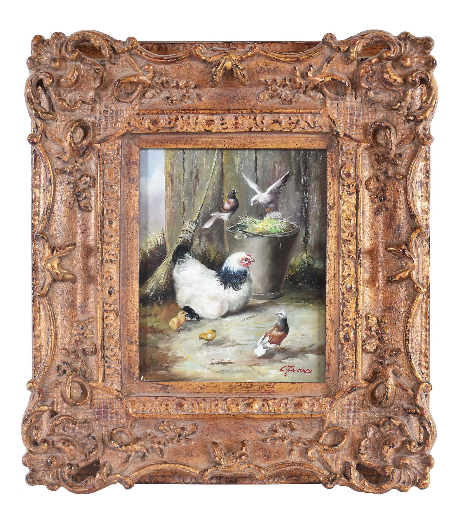 C. FRANCO (20th Century) PAINTING (1 of 5)