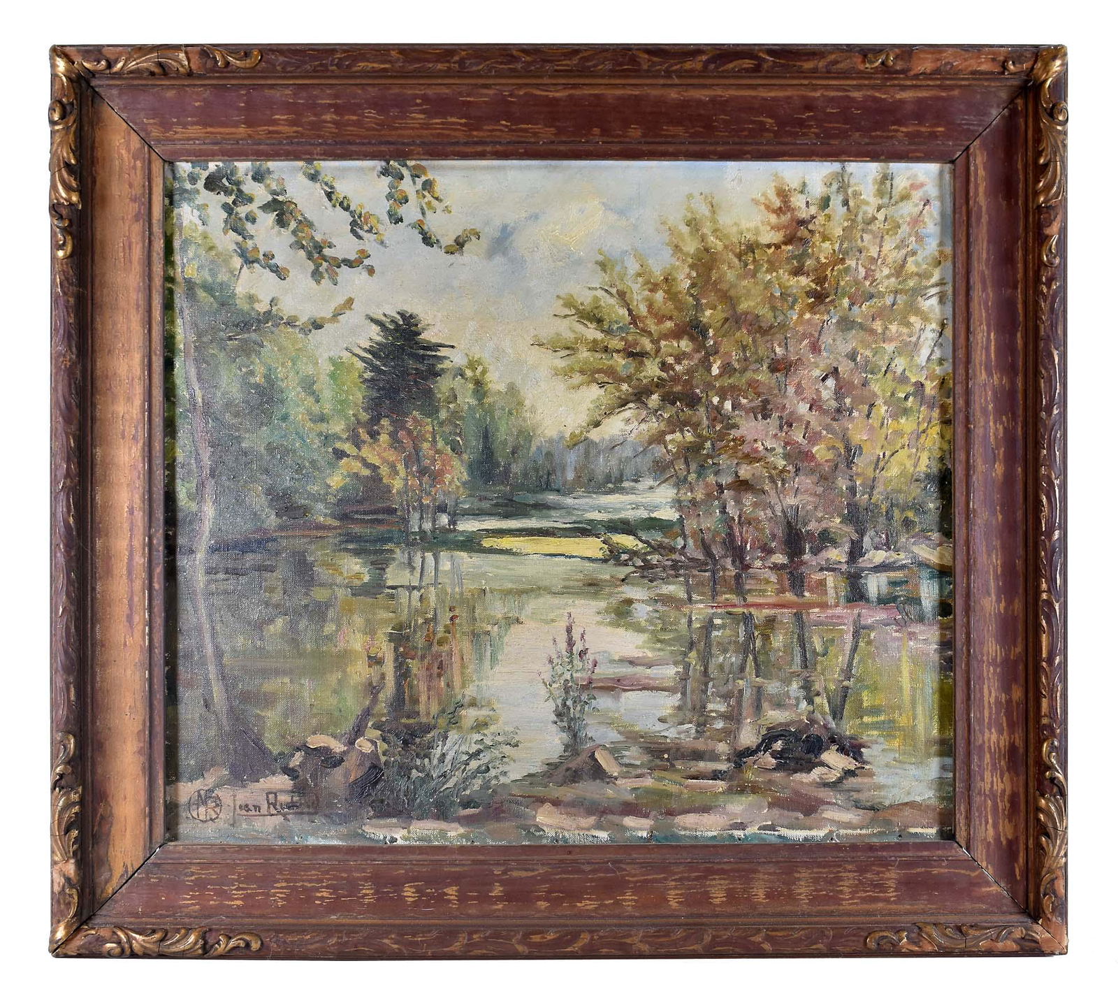 JEAN RICHARD (European. 20th Century) PAINTING (1 of 7)