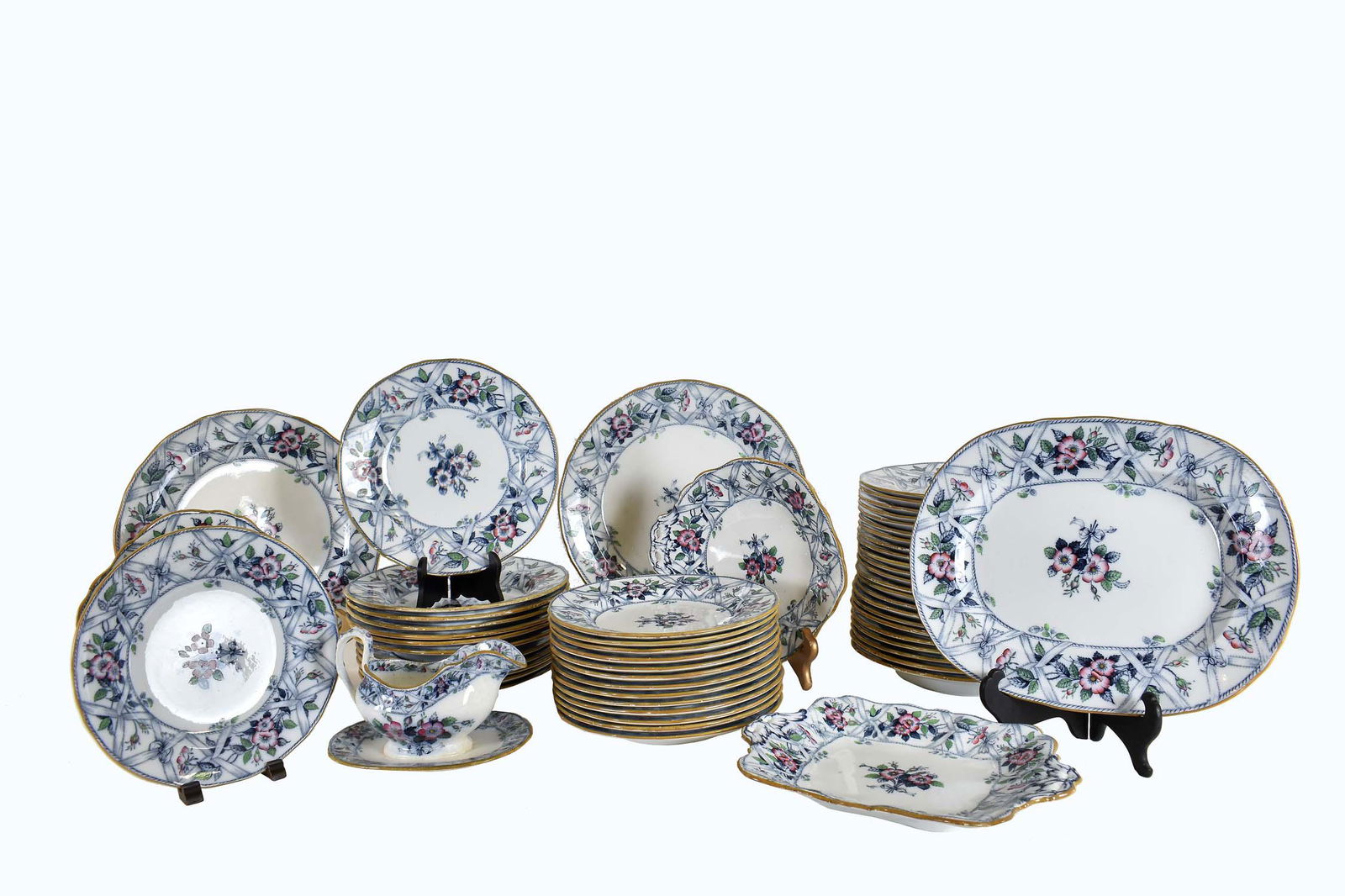 MINTON FIFTY-SIX PIECE PART DINNER SERVICE (1 of 6)