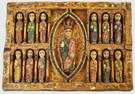 SPANISH COLONIAL RELIEF OF CHRIST AND THE APOSTLES