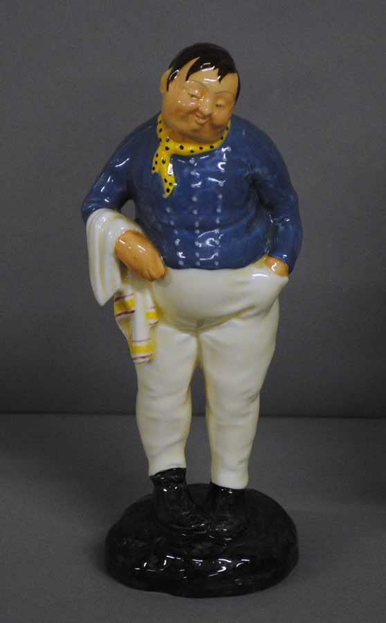 ROYAL DOULTON PORCELAIN FIGURE "FAT BOY": English. Model #HN 2096. Height 7 1/2". (75/125)