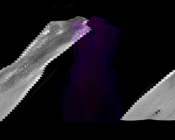 DAUM PATE DE VERRE GLASS SCULPTURE "EURYDICE": French. Designed by Maurice Legendre. Molded Daum, M. Legendre France, numbered 112 of 150. Height 11 ¾". Accompanied by Certificate of Authenticity. (1000/1500)