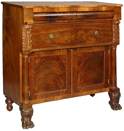 19th Century Mahogany Empire Buffet