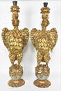 FINE & IMPRESSIVE PAIR OF ITALIAN GILTWOOD EAGLES