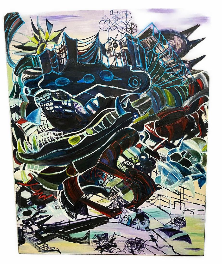 LYDIA DONA (American, b. 1955), Titled, I Thought the Possibilities of Space Could Reach the Lilac (1 of 4)