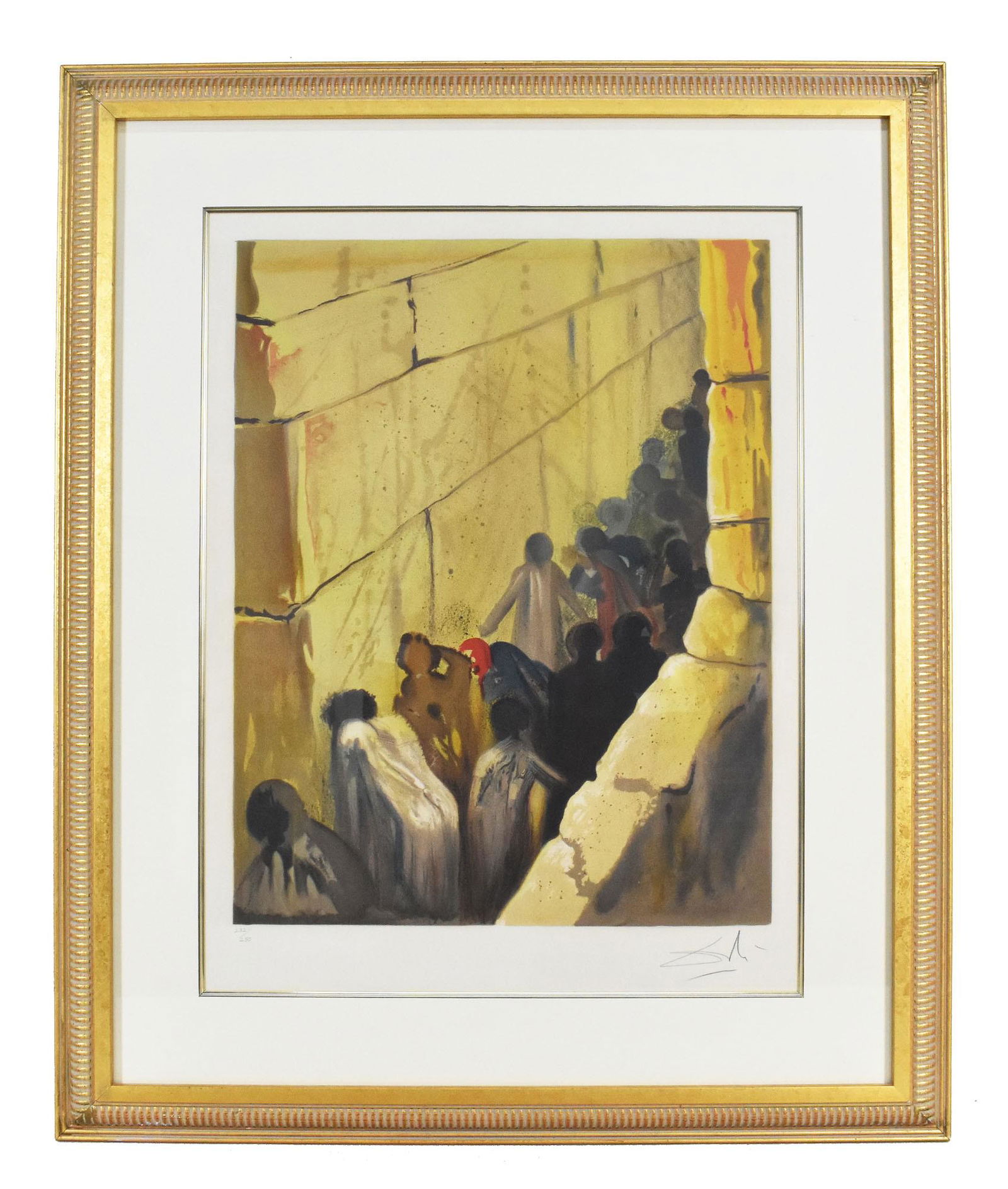 SALVADOR DALI (Spanish, 1904-1989), "The Wailing Wall", Signed Dali in pencil and numbered 232/250, (1 of 4)