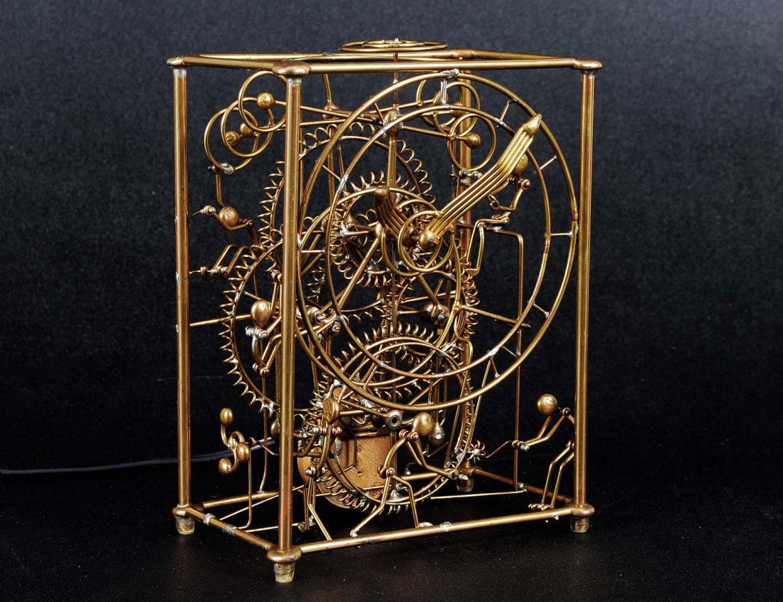 115 BRASS ELECTRIC CLOCK