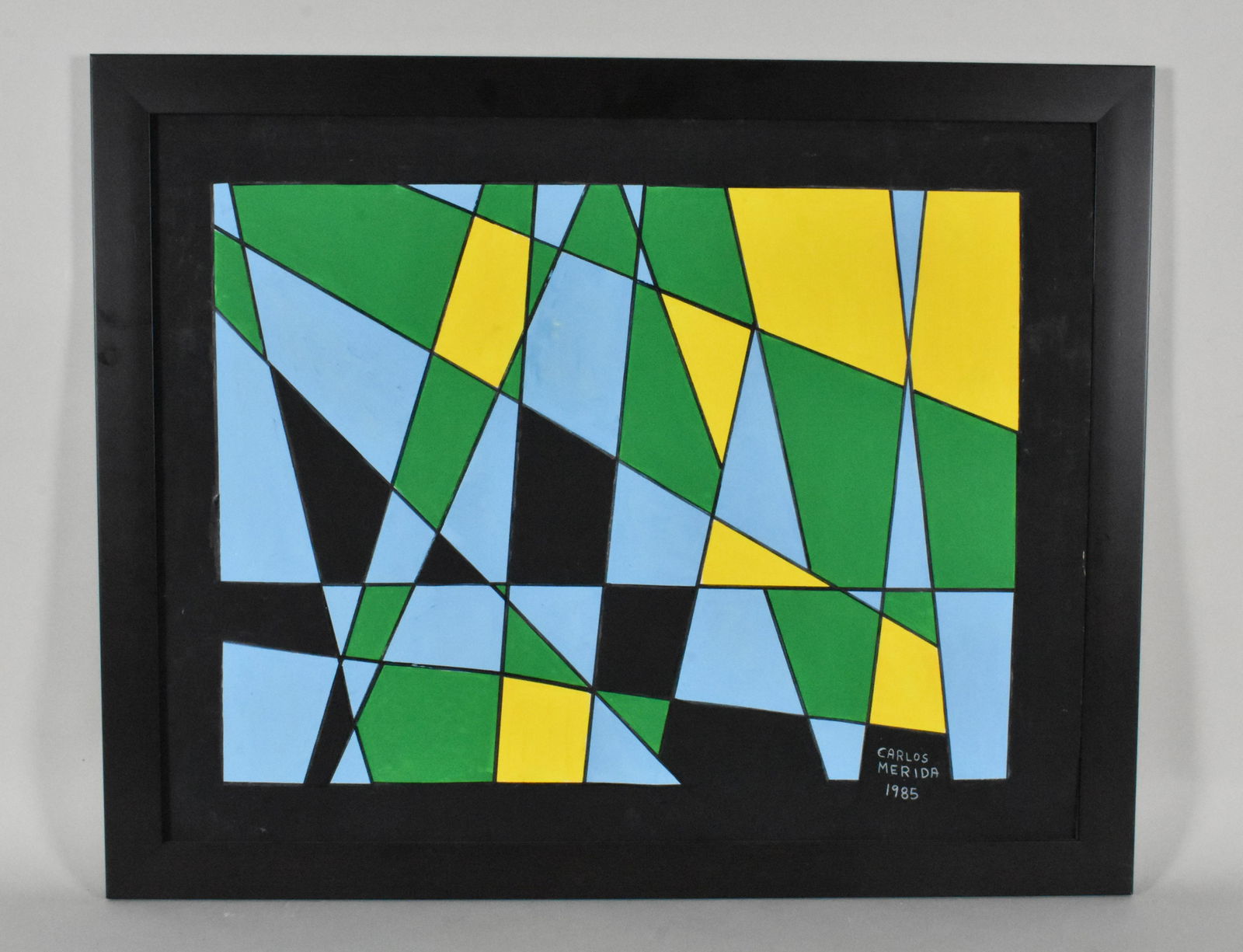 Carlos Merida (Mexican, 1891-1984), Untitled, Gouache on Paper, Signed and dated 1985 lower right, (1 of 5)