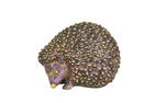 Rare Nymphenburg Porcelain Hedgehog Figure, monogrammed LTS for the designer Louise Terletzki-Scherf