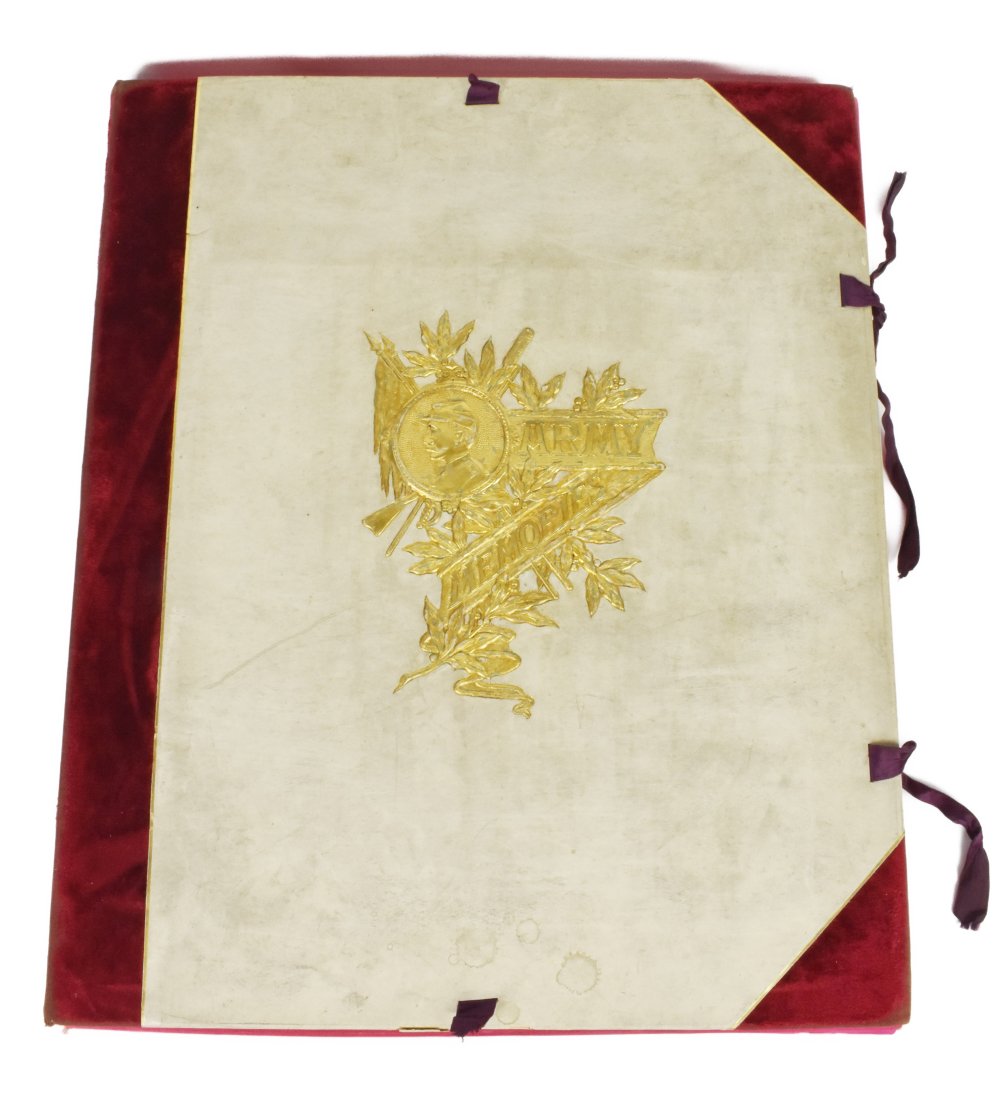 Louis Kinney Harlow (1850-1913) Army Memories Large Commemorative Folio (1 of 8)