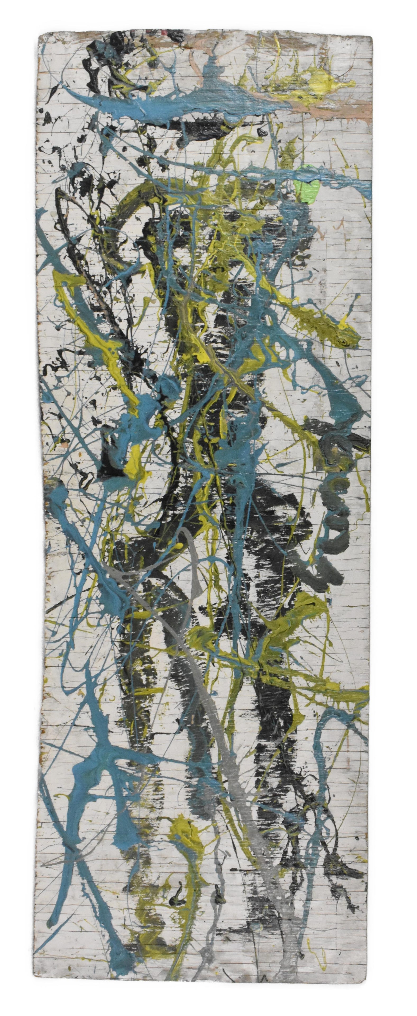 Purvis Young (American/Florida, 1943-2010) Untitled/Two Figures, signed Young, mixed media on found (1 of 5)