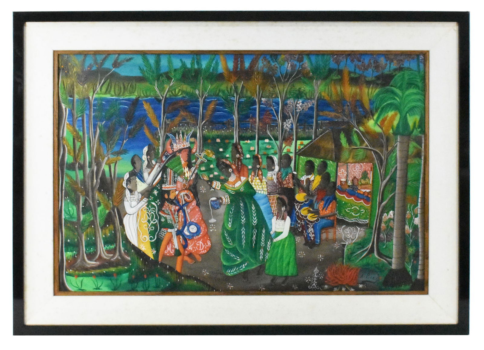 Andre Pierre (Haitian, 1916-1905) The Return of Erzula, signed lower right, oil on canvas, 24" x (1 of 7)