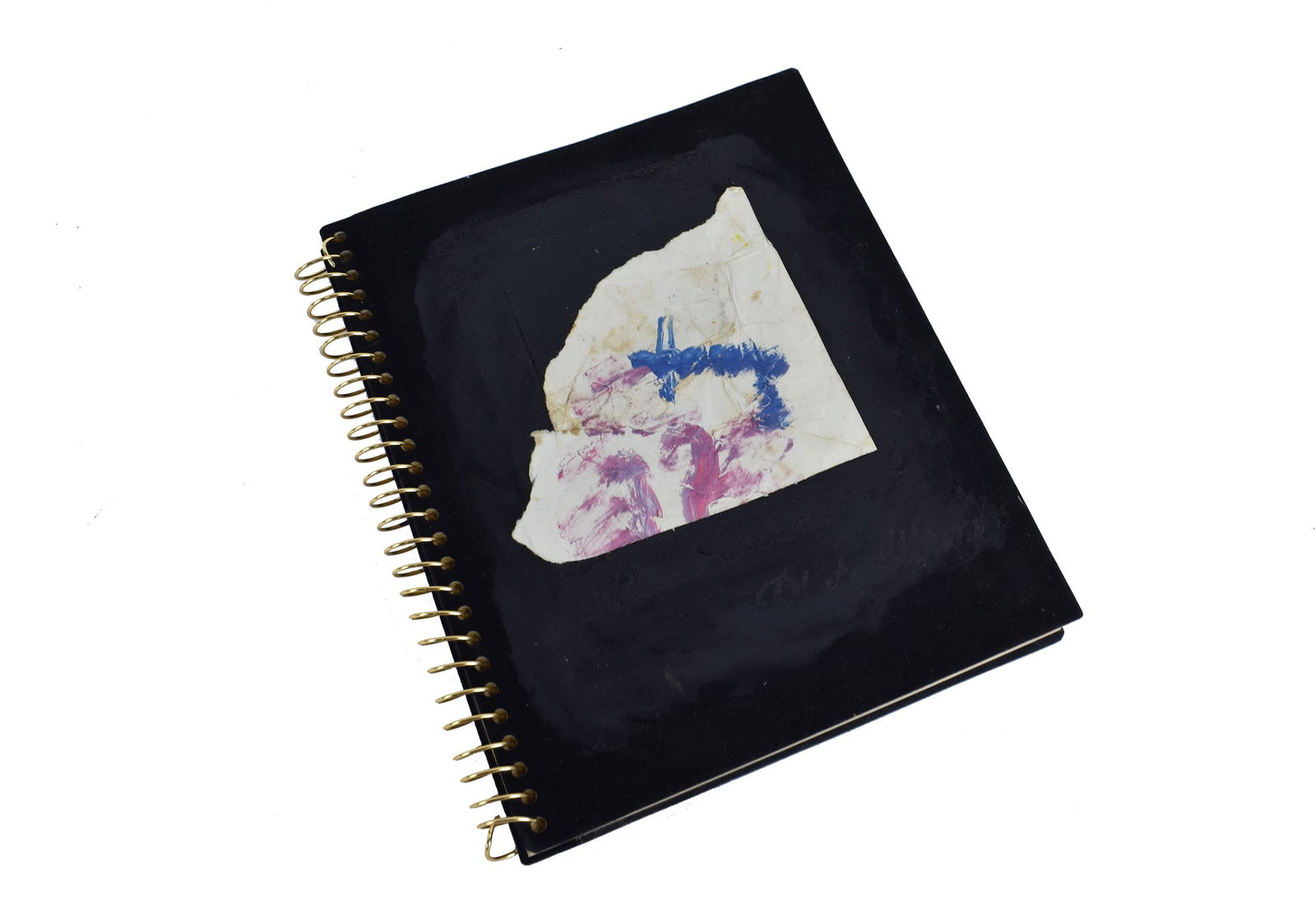 Purvis Young (American/Florida, 1943-2010), Group of Thirteen Small Paintings, all on receipts and (1 of 6)