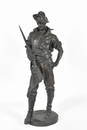 Allen George Newman (American, 1875-1940) The Hiker, patinated bronze sculpture, 28 1/2" h.