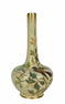 Austrian Art Nouveau Porcelain Stick Vase, Late 19th/Early 20th Century, enamel painted with a Bird,