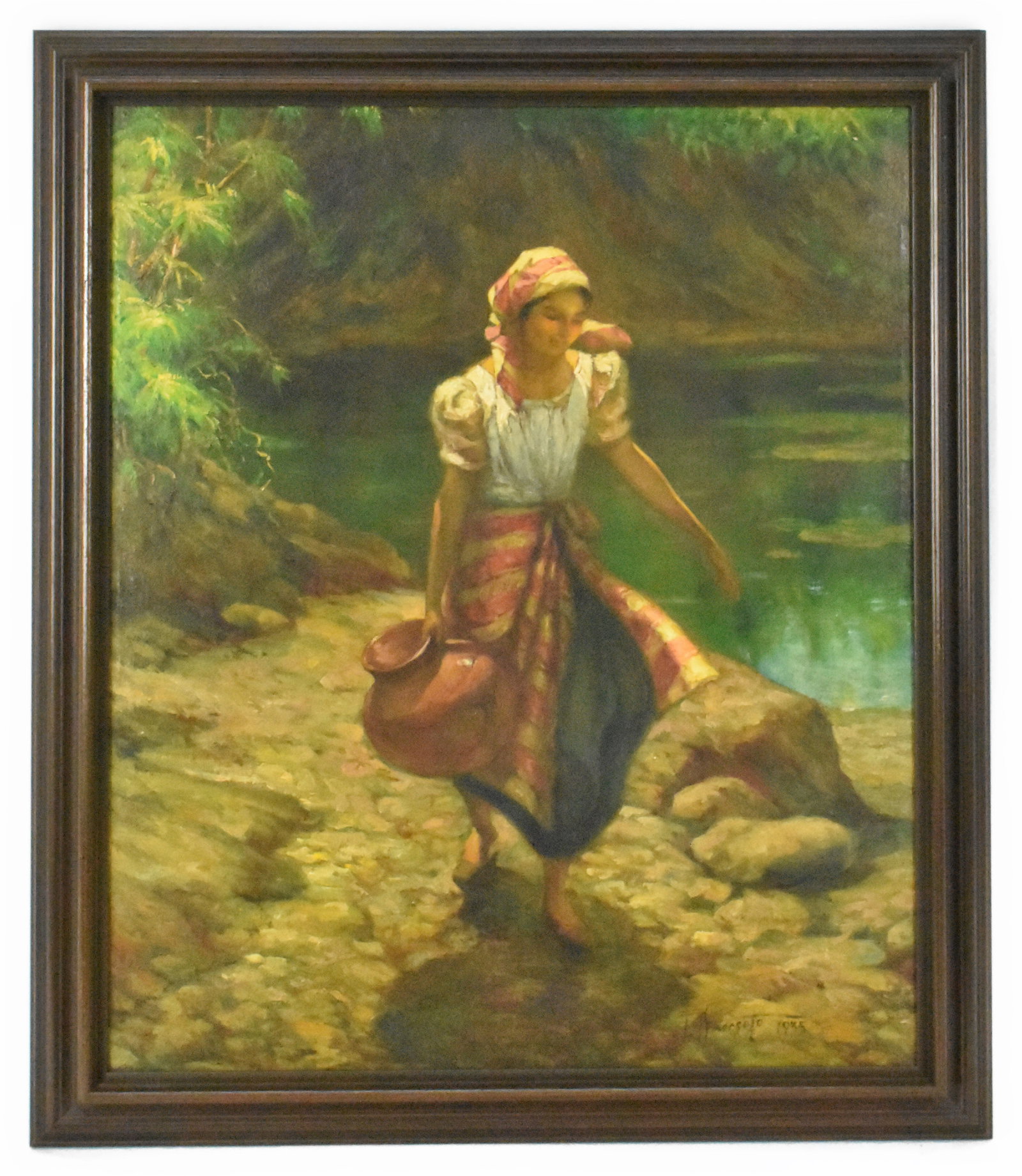 Fernando Cueto Amorsolo (Philippine, 1892-1972) Painting (1 of 6)