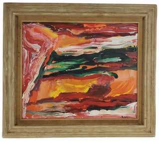 William Ronald (Canadian, 1926-1998) Untitled, Oil on Canvas, Signed Ronald and dated '97, 20" x