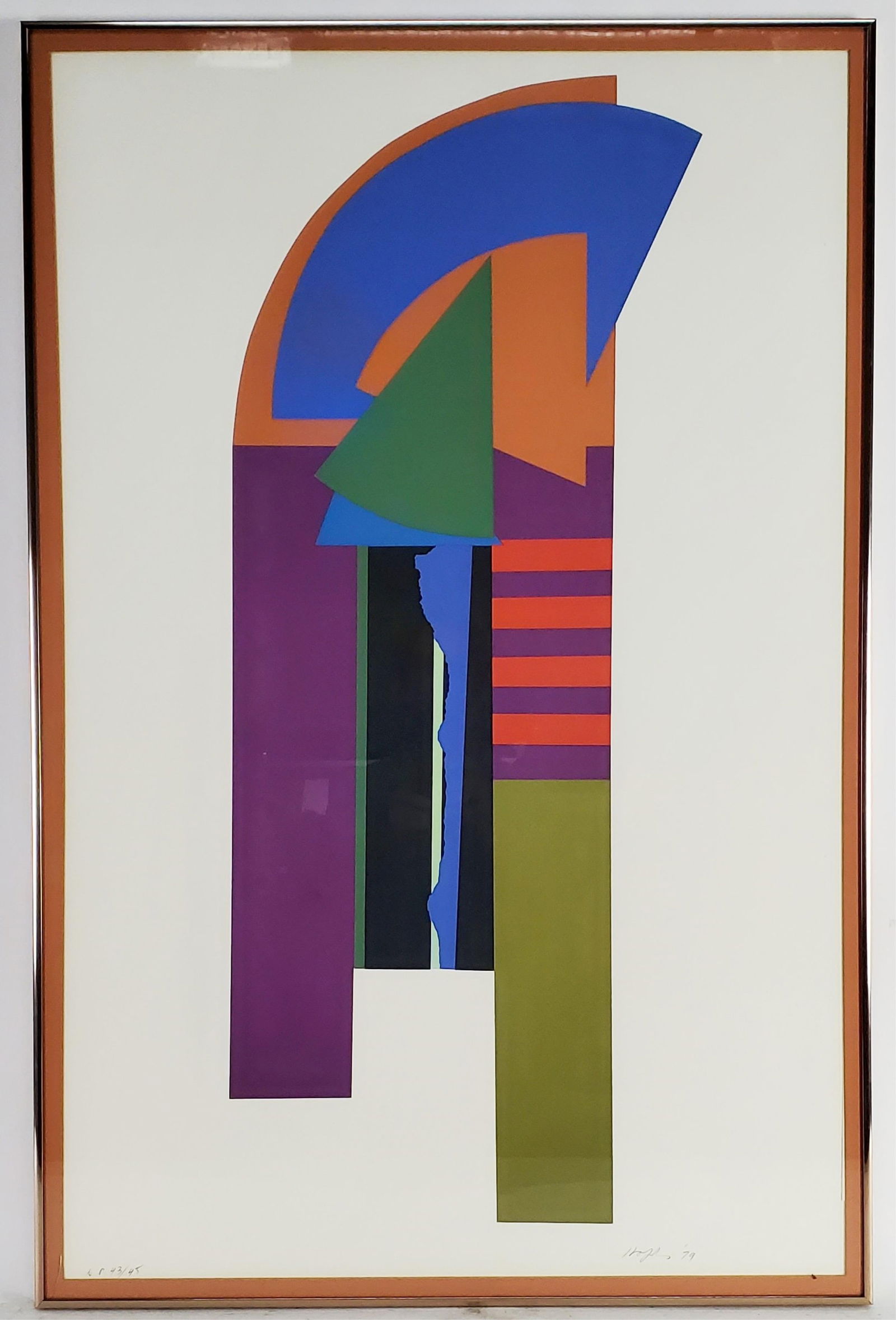 Bud Hopkins (American, 1931-2011) Guardian X, Signed Hopkins '79 in pencil, Serigraph, Artist's (1 of 4)