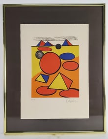 After Alexander Calder (American, 1898-1976) Homage to the Sun Lithograph