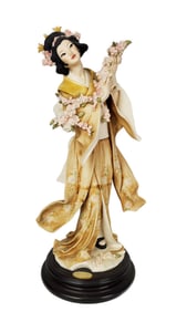 Armani Figure of Madame Butterfly, 15 1/2" d.