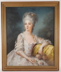 Frederick Ballard Williams (American, 1871-1956), Portrait of an 18th Century Lady, Pastel Painting,