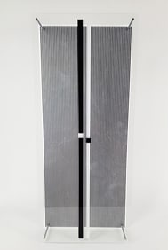 Jesus Rafael Soto (Venezuelan, 1923-2005) Permutacion, Screenprint in two parts on plexiglass with
