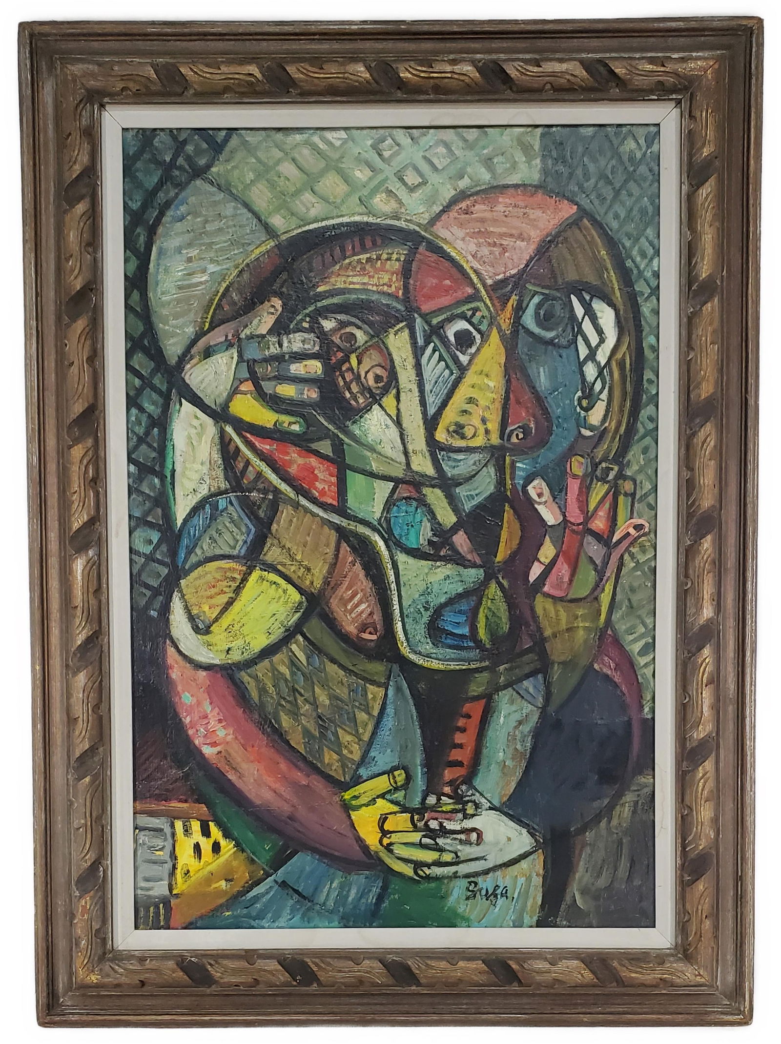 Peter Busa (American, 1914-1985) Untitled, Oil on canvas, Signed Busa lower right, 36" x 24", (1 of 6)