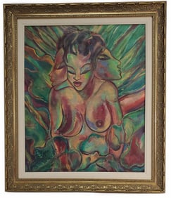 Carlos Enriquez (Cuban, 1900-1957) Vision of a Mujer, Oil on canvas, Signed and dated '53 lower