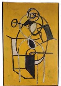Carlos Alfonzo (Cuban, 1950-1991) Untitled, Oil on canvas, Signed Alfonzo lower right, 36" x 24"