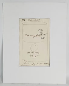 Andy Warhol (American, 1928-1987) A page from an edition of the book, The Philosophy of Andy Warhol