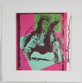 Andy Warhol (American, 1928-1987) Galapagos Tortoise, from the book Vanishing Animals, 1986, color