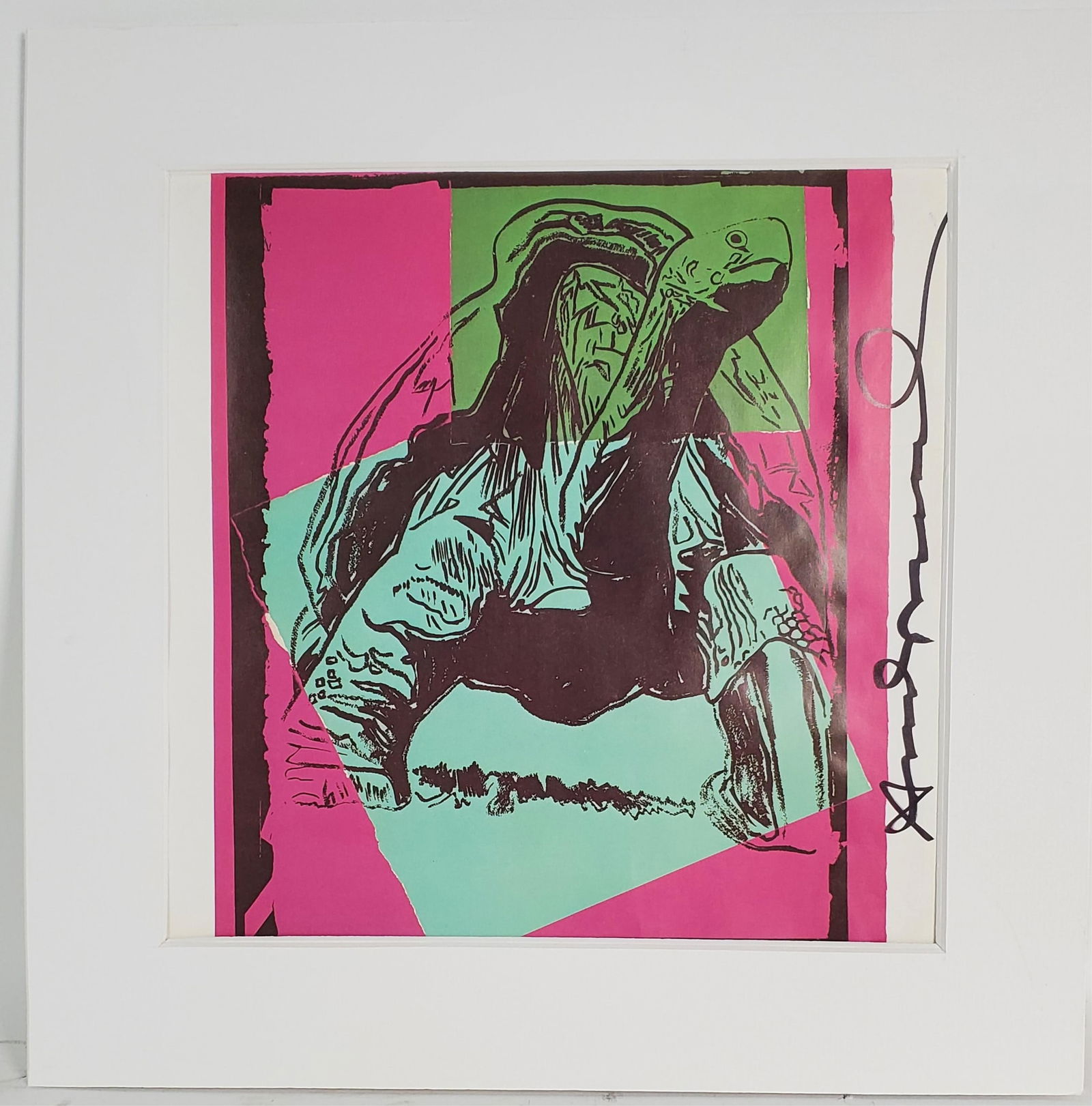 Andy Warhol (American, 1928-1987) Galapagos Tortoise, from the book Vanishing Animals, 1986, color (1 of 3)