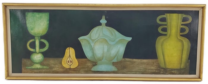 James Owen Mahoney (American, 1907-1987) Still Life with Waterford Bowl, Oil on canvas, Signed lower