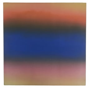 Sydney Butchkes,(American, 1920-2015) Color Field, Acrylic on canvas, Signed Butchkes on edge of