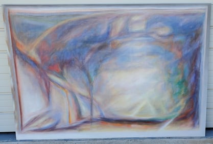 Murray Dessner (American, 1934-2012), Florian's Dream, Oil on Canvas, Verso signed MD and dated '86,
