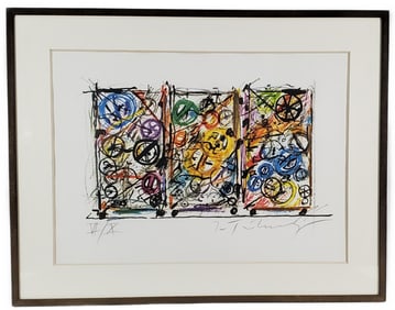 Jean Tinguely (Swiss, 1925-1991) Metaharmonie, Color Lithograph, Signed and numbered VI/X in pencil