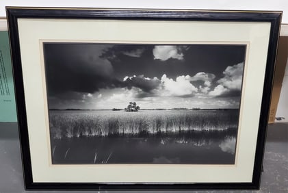Clyde Butcher (American, b.1942) Ochopee #3, Large Format Black and White Photograph, Signed lower