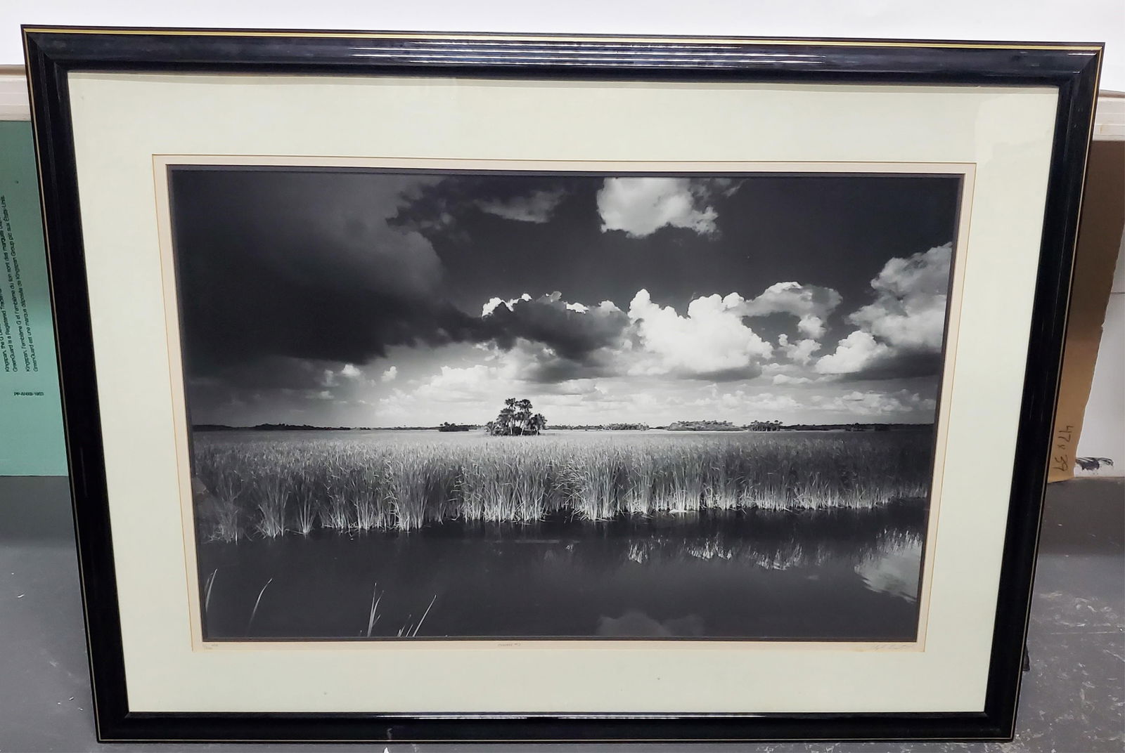 Clyde Butcher (American, b.1942) Ochopee #3, Large Format Black and White Photograph, Signed lower (1 of 4)