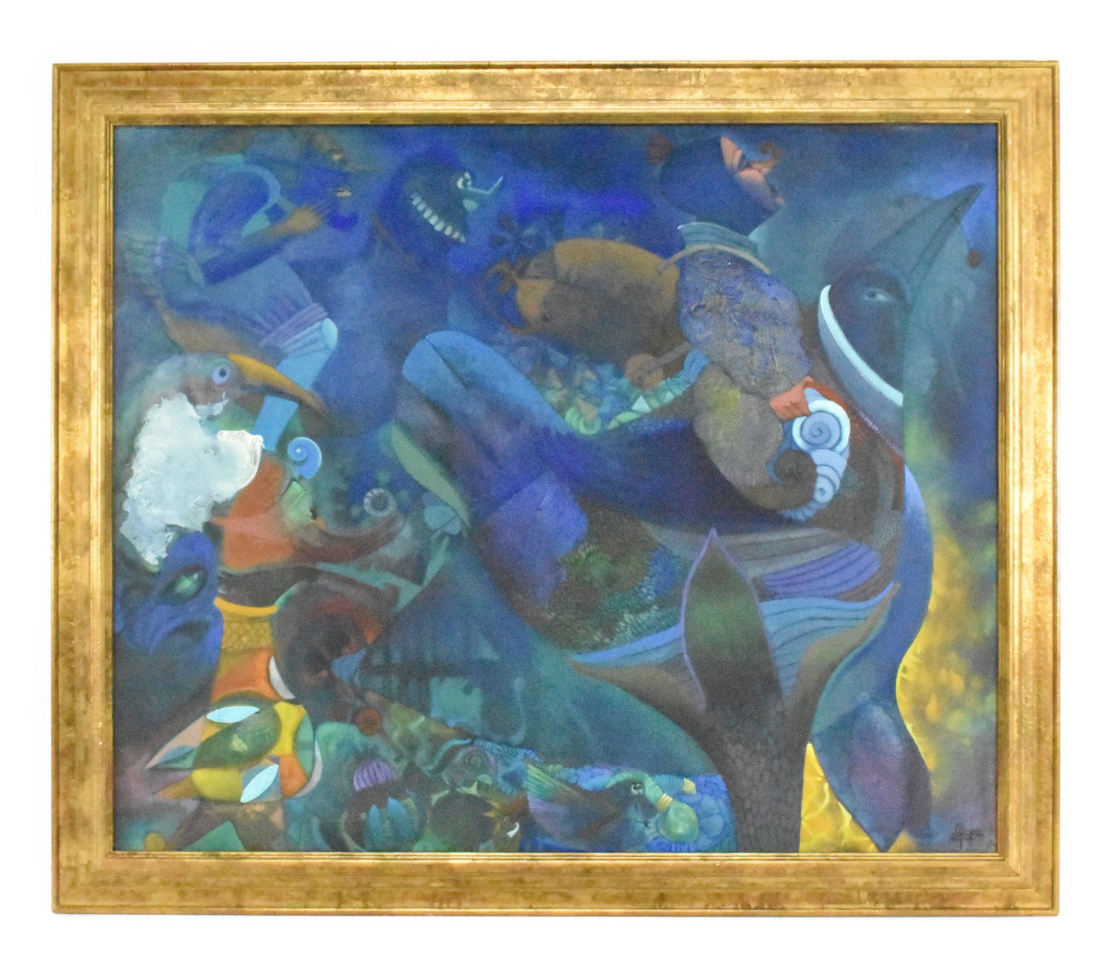 Luis Abreux (Cuban/American, b.1971) The Prince, Signed and dated '04 lower right, Oil on Canvas, (1 of 8)